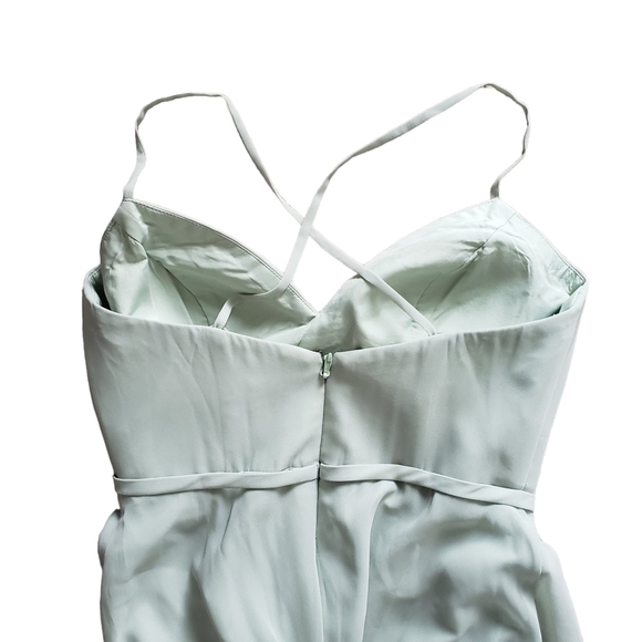 Azazie Sage Green Maxi Dress - Picture 6 of 13